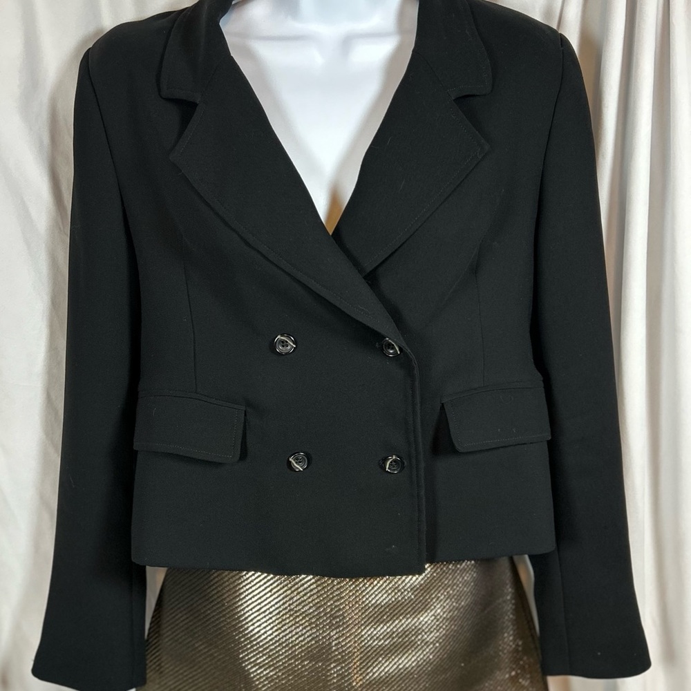 Rachel Comey Kalahari Black Double-Breasted Women's Blazer